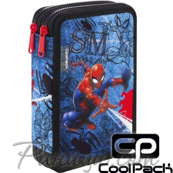 Cool pack Jumper XL Пълен несесер с два ципа Spiderman Denim B77304 Cool pack Jumper XL Пълен несесер с два ципа Spiderman Denim B77304